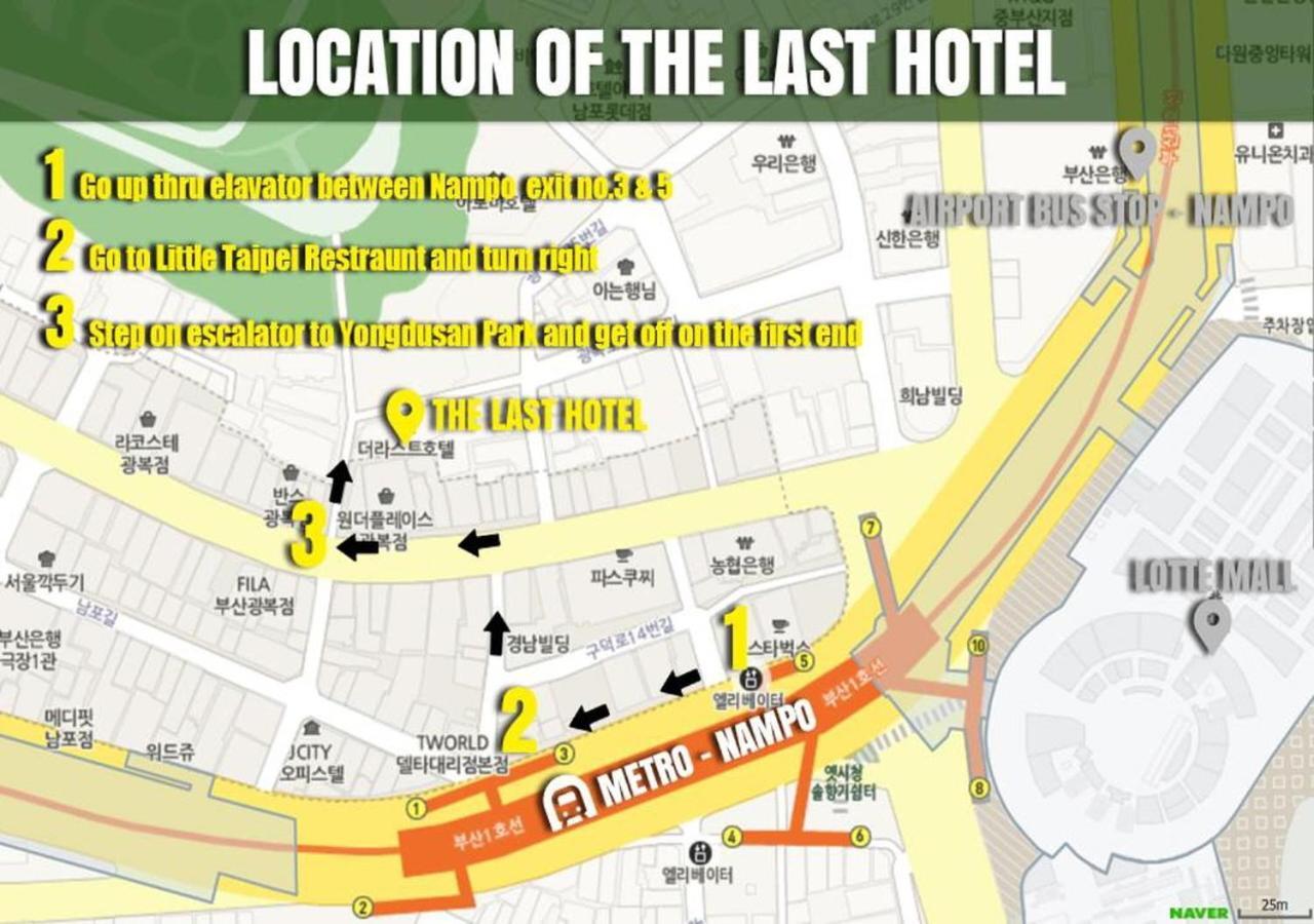 The Last Hotel Nampo Busan Exteriör bild